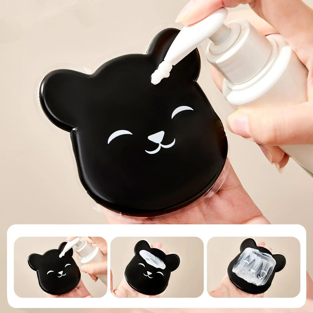 Bear Shape Silicone Lotion & Sunscreen Applicator | Reusable Sunscreen Applicator Zpaxo