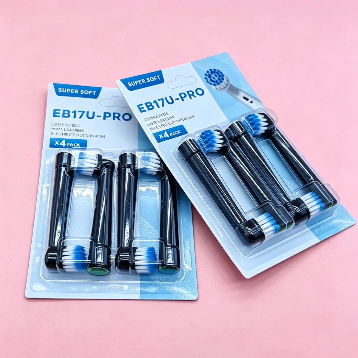 Wholesale 4 8 Lot Electric Toothbrush Head Oral B 6000 Sensitive Zpaxo EB17UPRO Black-8