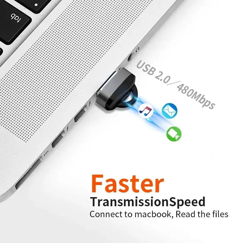 USB 2.0 SD & Micro SD Card Reader Adapter – 1/2/3 Pack
