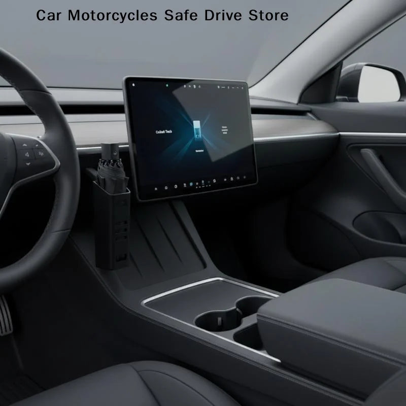 CMUniversal Car Umbrella Holder Storage Box Trunk Waterproof Rain