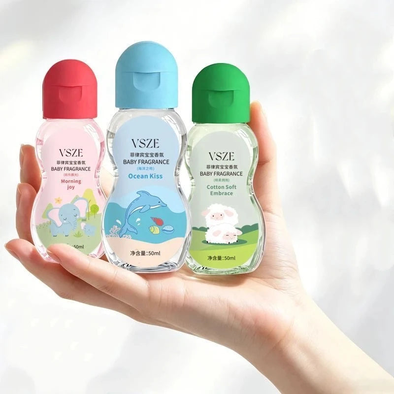Baby Friendly Plant Extract Soft Scent Perfume Fresh Light Fragrance Natural Skin Calming Aroma Kids Home Daily Use 50ml Zpaxo