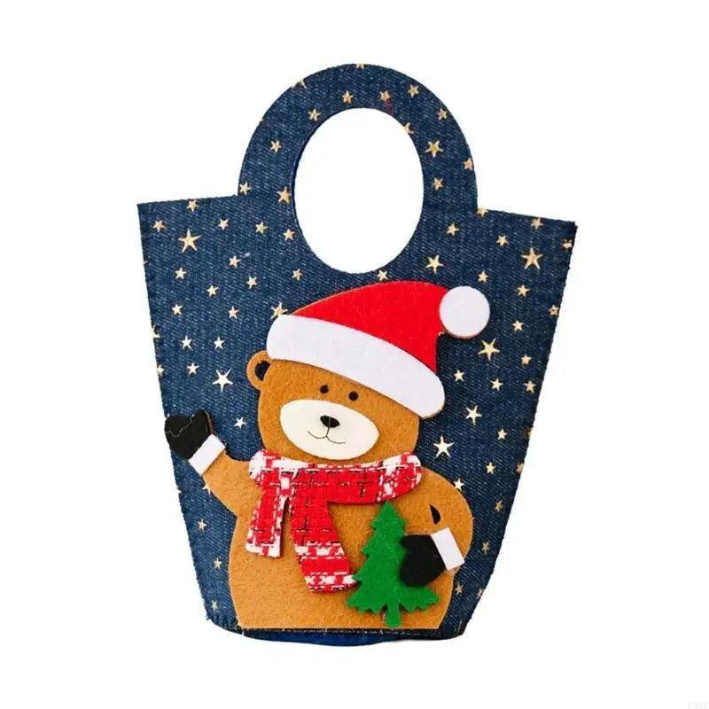Holiday Denims Storage Bag Large Capacity Christmas Decorations