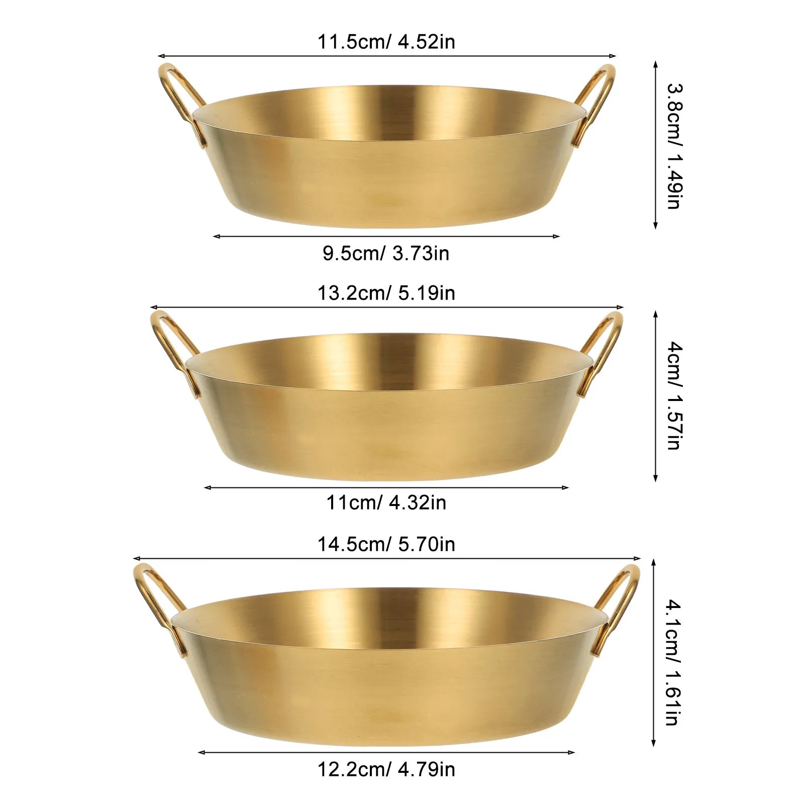 Stainless Steel Kitchen Bowls Multi Functional Food Prep Salad
