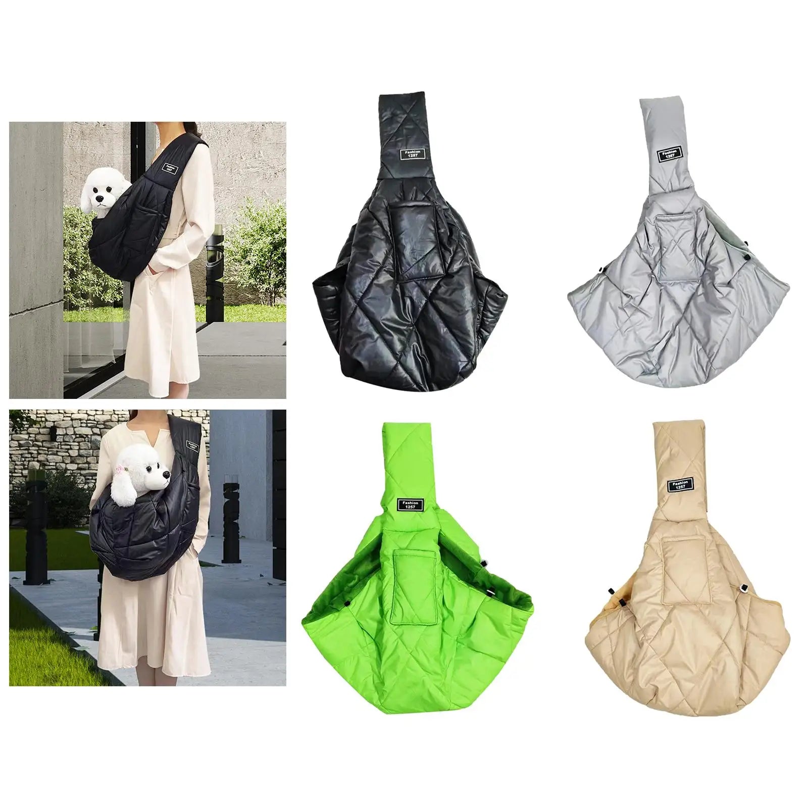 Dog Cat Carrier Bag Padded Strap Soft Breathable Comfortable Shoulder Bag Tote Bag for Puppy Dogs Small Animal Pet Outdoor Zpaxo