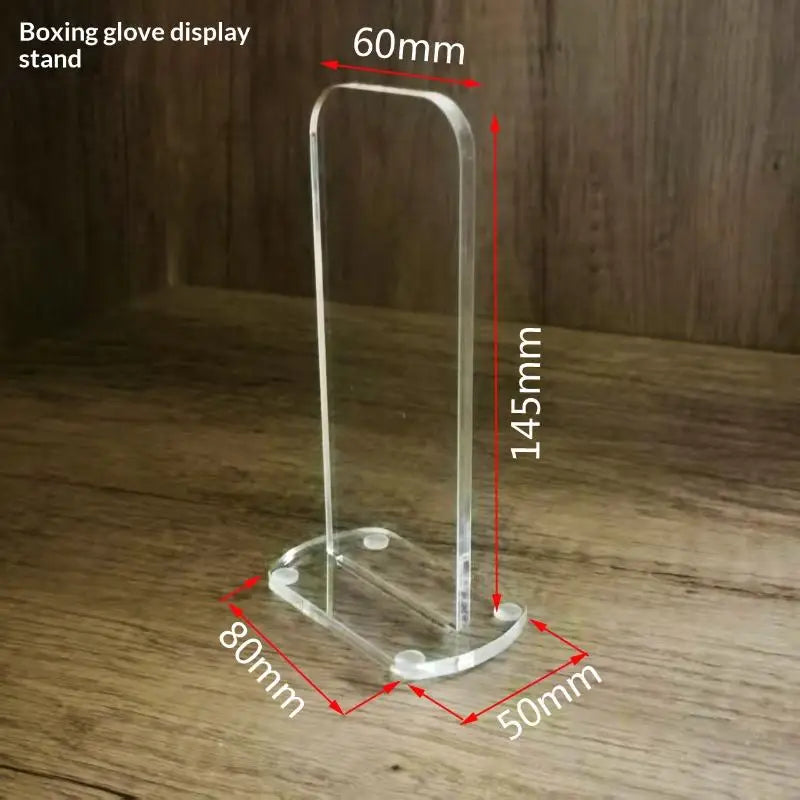 CM1PC Clear Acrylic Boxing Gloves Display Rack Home Store Vertical