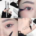 Waterproof Wild Eyebrow Pen 2/4 Separated Head Natural Brow Makeup Quick-Drying Creation of Ultra-Fine Lasting Liquid Eyebrow Zpaxo 4Point 04 Black