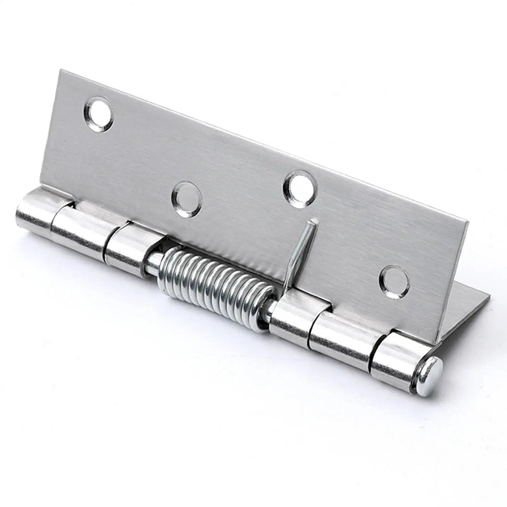 Spring Door Hinge Stainless Steel Strong Load-Bearing Capacity Adjustable Door Hinges for Interior Cabinet Wardrobe Adjustable Zpaxo