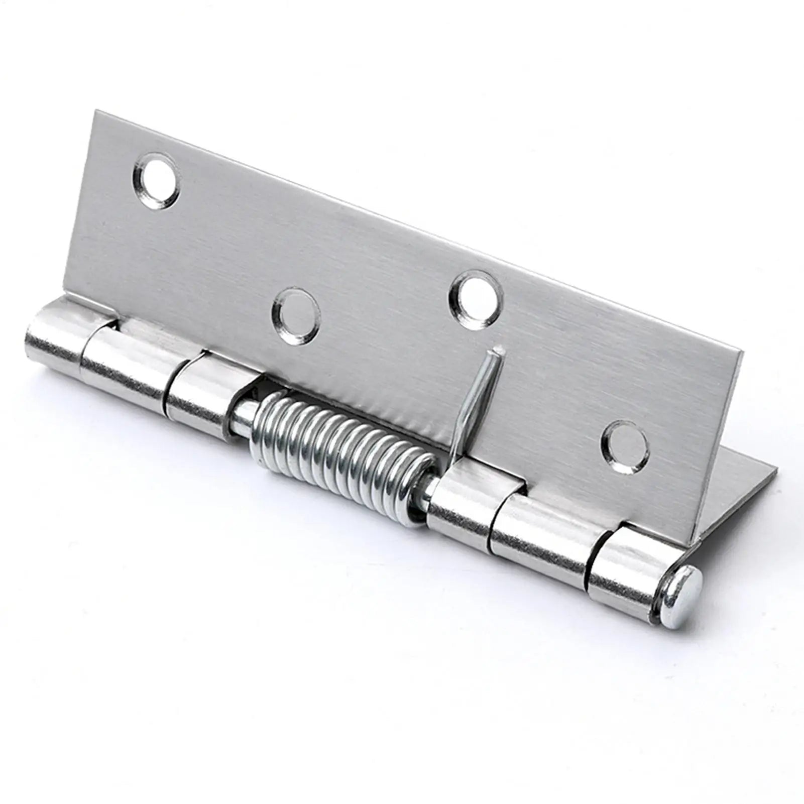Spring Door Hinge Stainless Steel Strong Load-Bearing Capacity Adjustable Door Hinges for Interior Cabinet Wardrobe Adjustable Zpaxo