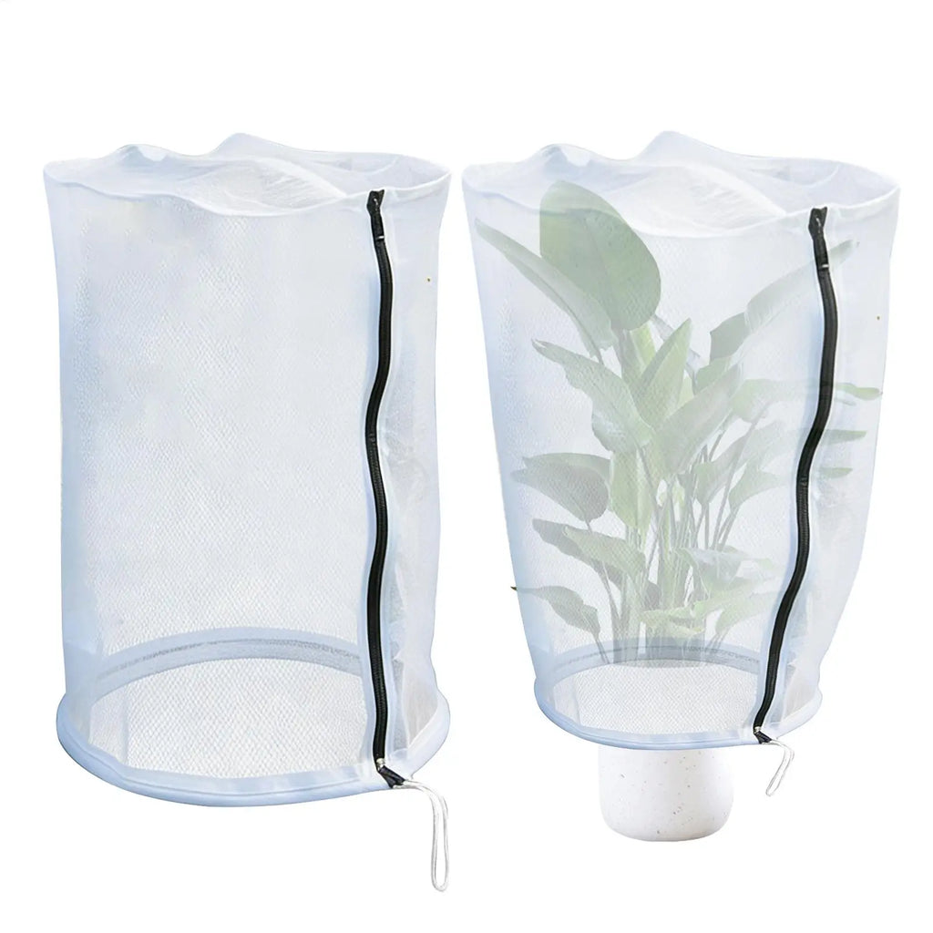 Plant Covers Breathable Mesh Barrier Protector 2 Bird Tomato Cage Net