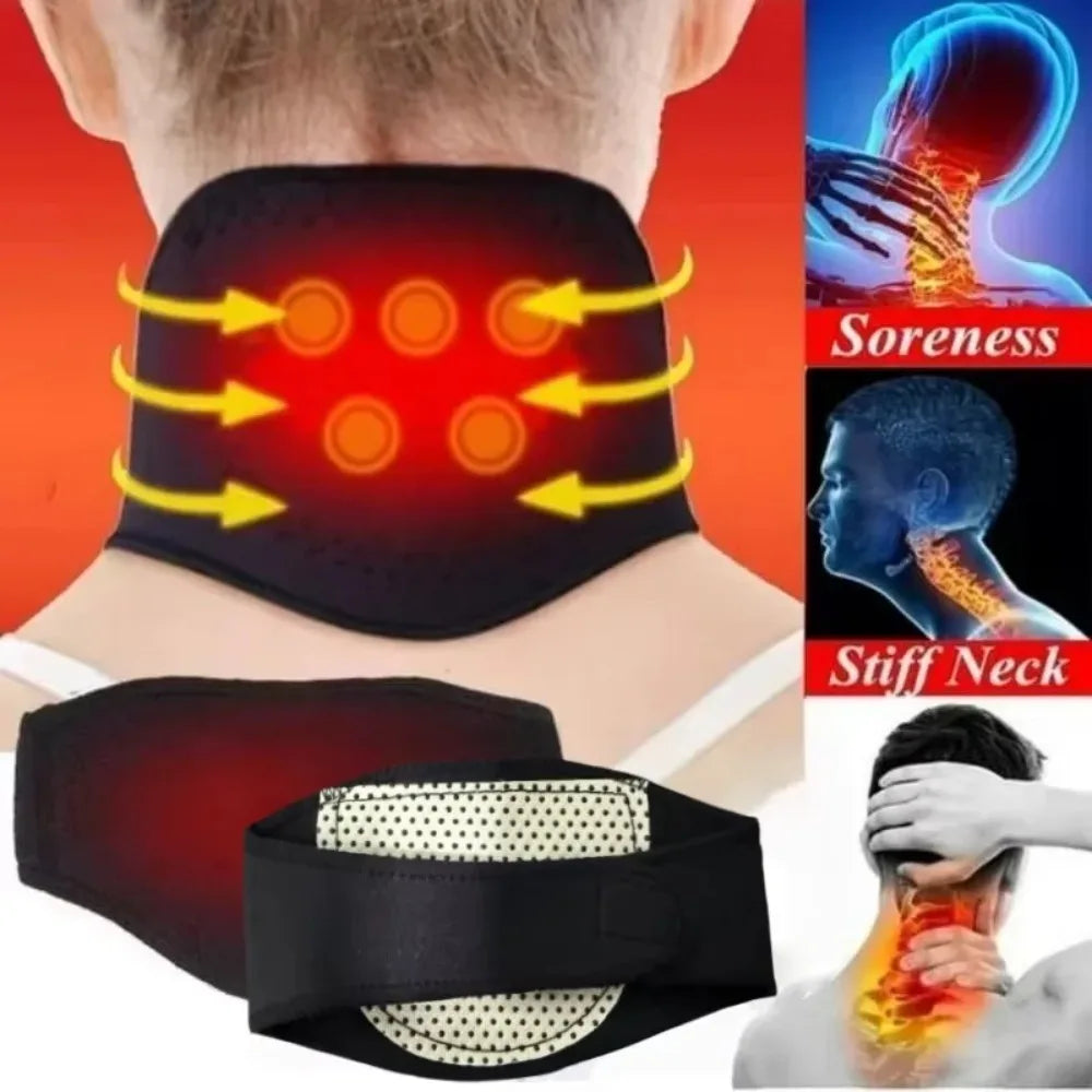 Self-Heating Neck Brace with Magnetic Massage for Relaxation No Extra Equipment Required Comfortable Support for Joints Zpaxo