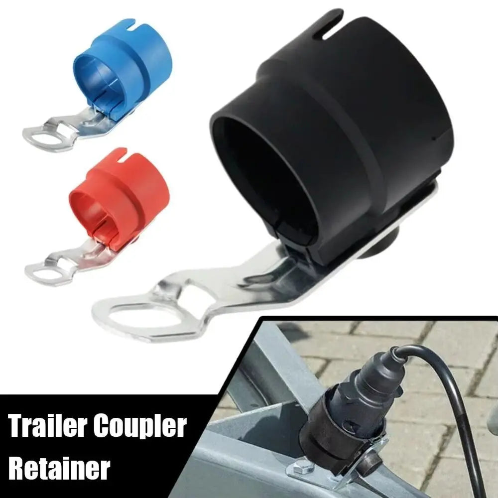 Round Design Trailer Plug Holder Dirt Resistant Weatherproof Parking Zpaxo