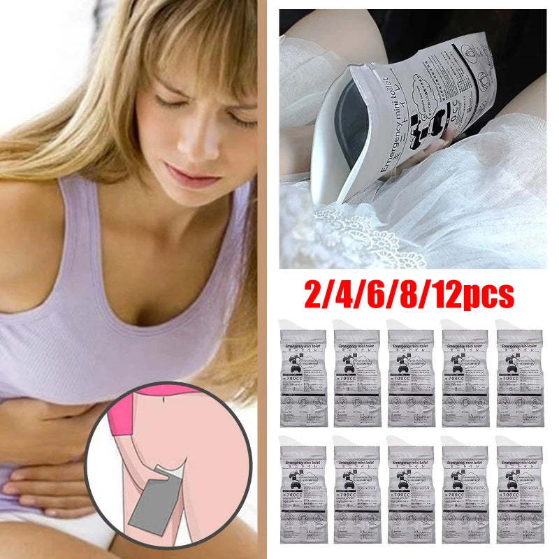 Disposable Emergency Urine Bags 700ml – Portable Travel Toilet