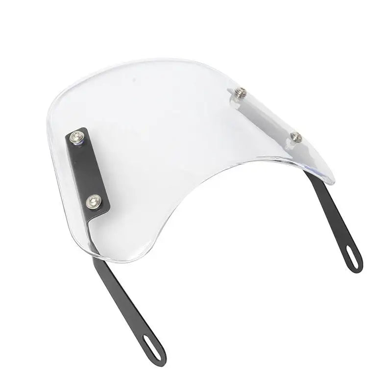 CMUniversal Motorcycle Windshield Windscreen Wind Deflector Round Zpaxo white