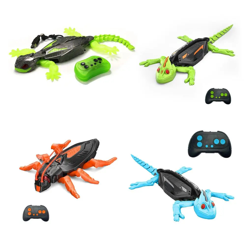 RC Wall Climbing Gecko Toy with LED Eyes | Kids & Adults RC Climbing Toy Zpaxo