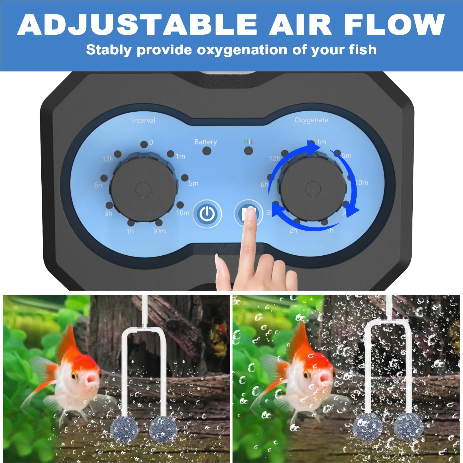 Solar Air Pump with Timer Pond Solar Oxygen Pump 2 Modes Solar Pond Aerator Bubble Adjuster for Small Pond Hydroponics Fish Tank Zpaxo