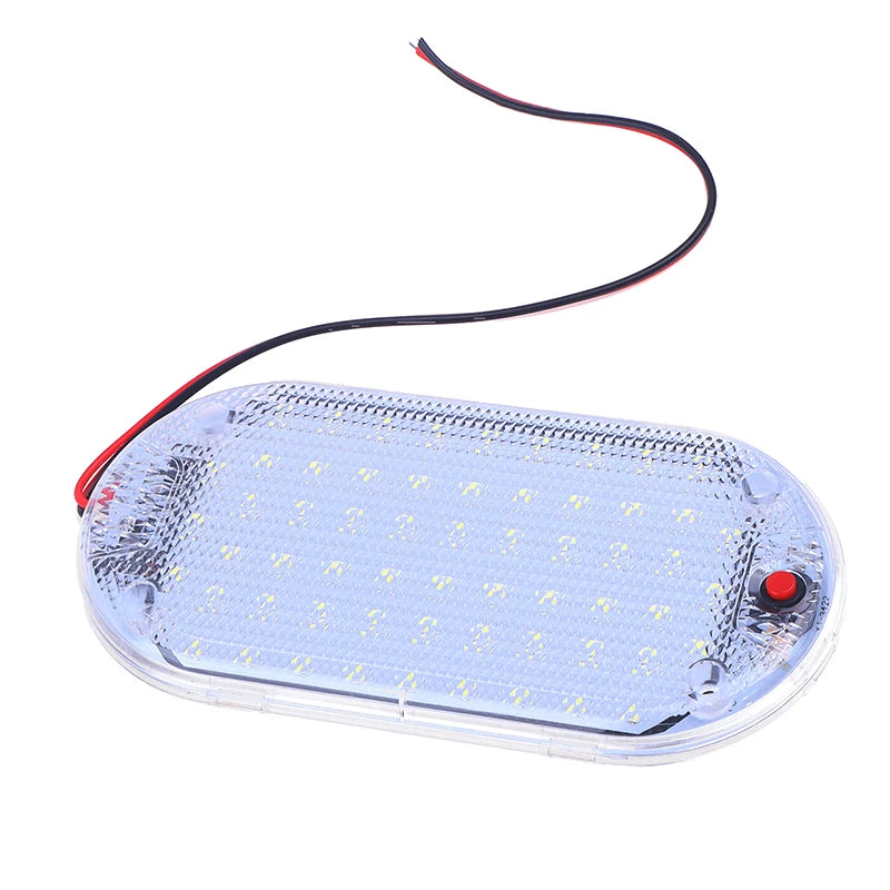 60 LED 12V–85V Car Interior Dome Ceiling Light | 5W Cabin Strip