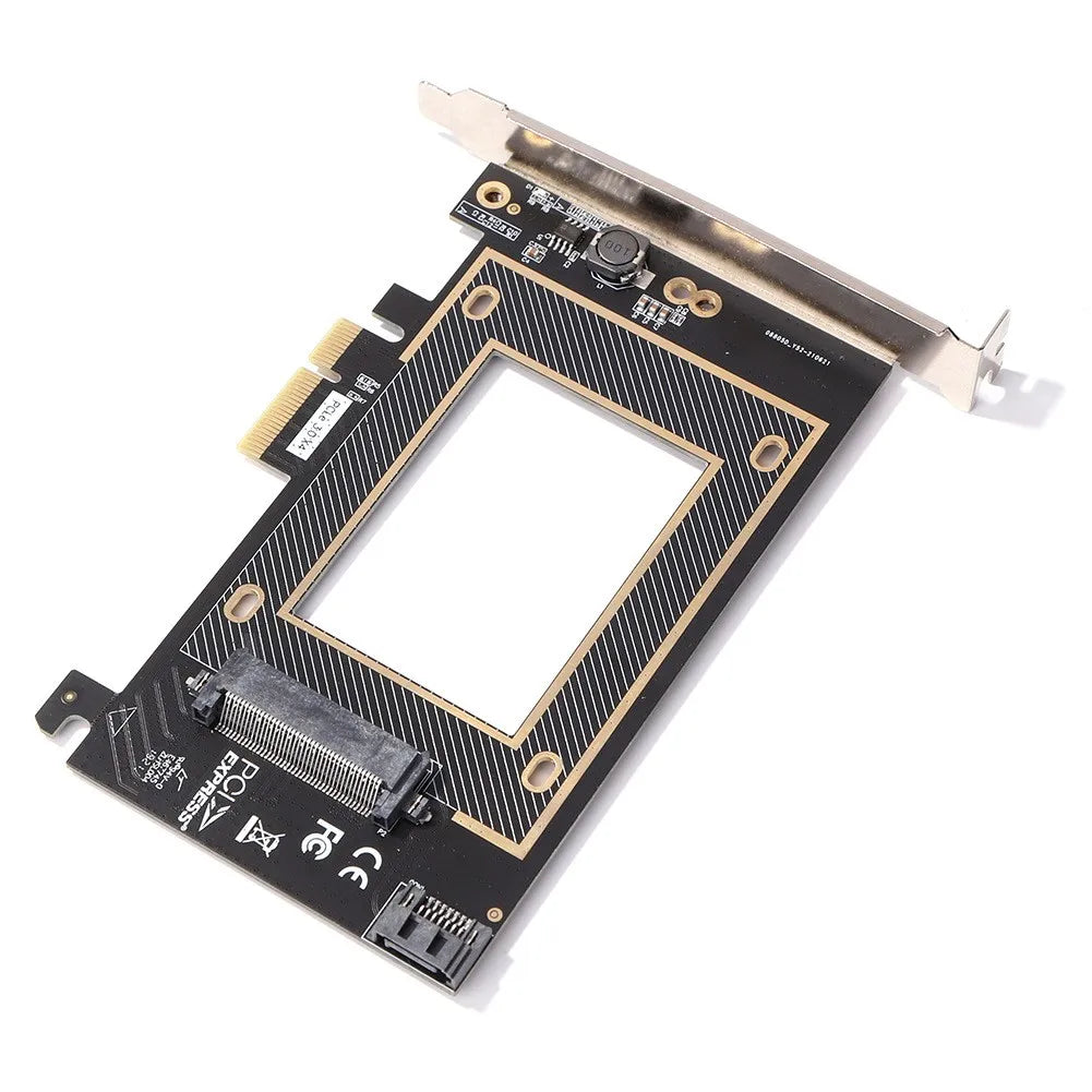 U.2 U2 SSD to PCI-e Adapter SFF8639 SFF 8639 SFF-8639 to PCIe PCI Express Converter Controller Expansion Card Add On Cards Zpaxo