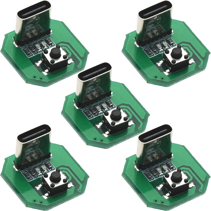 All-in-One Flashlight Driver Module Type-C Charging 18650 10W LED LED Driver Module Zpaxo 5PCS