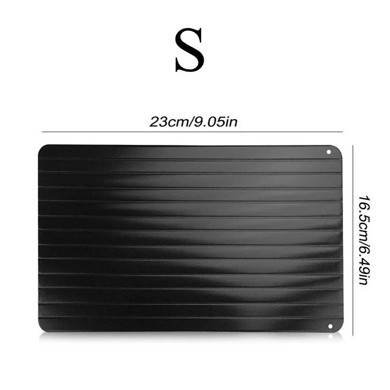 Fast Defrosting Tray Thaw Frozen Food Meat Fruit Quick Defrosting Plate Board Defrost Kitchen Gadget Tool Defrost Tray Zpaxo S-2CM
