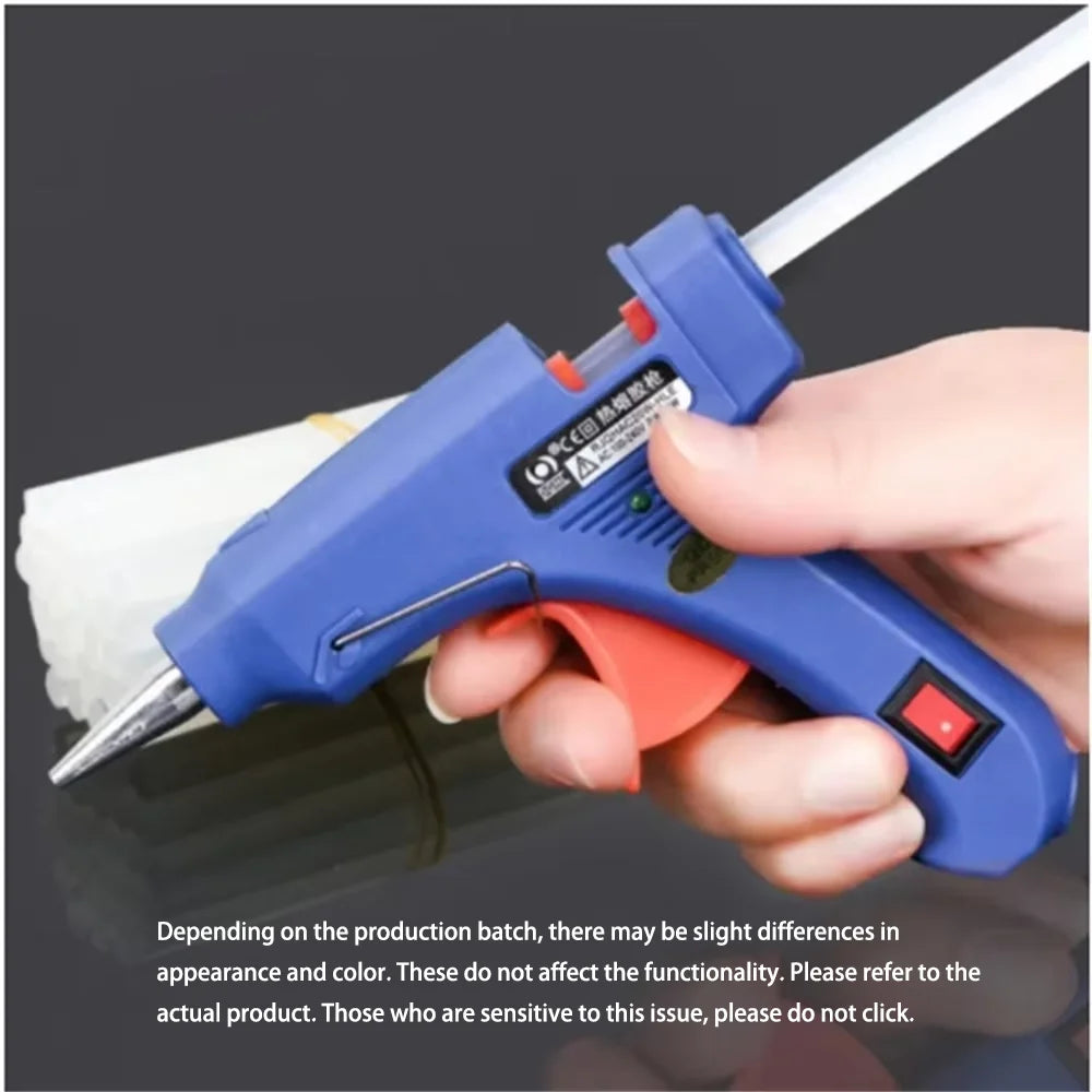 20W Hot Melt Glue Gun Household Industrial Mini Guns Electric Heat Temperature Tool Use 7mm Glue Sticks Zpaxo