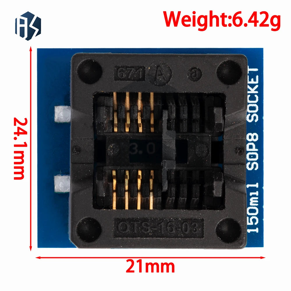 SOP8/SOP14/SOP16/SOP20/SOP28/TSSOP8/TSSOP16/TSSOP20/TSSOP28 TO DIP programmer adapter socket 150MIL 208MIL 300MIL 173MIL DIP8 28 Zpaxo
