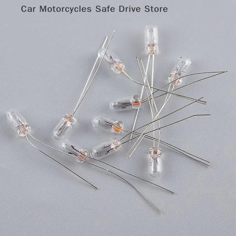 CM25PCS Clear 12V Mini Bulb Wheat Rice Bulbs Switch Button Indicator