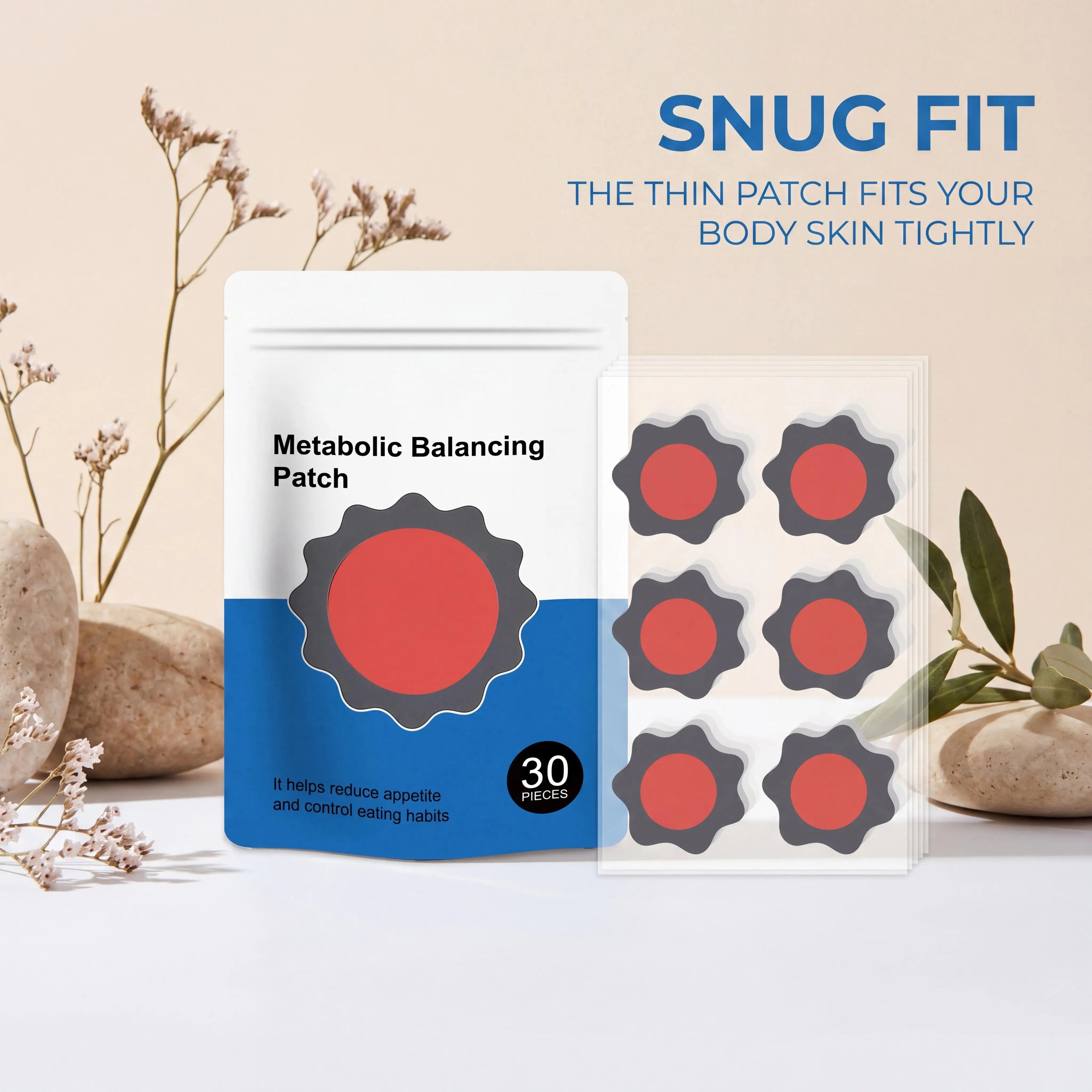 30-Day Body Wellness Metabolism Patches – Herbal Body Contour Body Wellness Patch Zpaxo