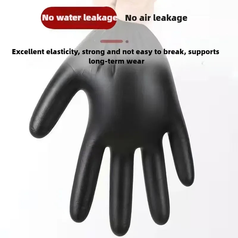 Disposable Nitrile Waterproof Gloves Dish Washing Kitchen Household Gloves Dog Wash Cleaning Glove for Food Working Latex Gloves Zpaxo