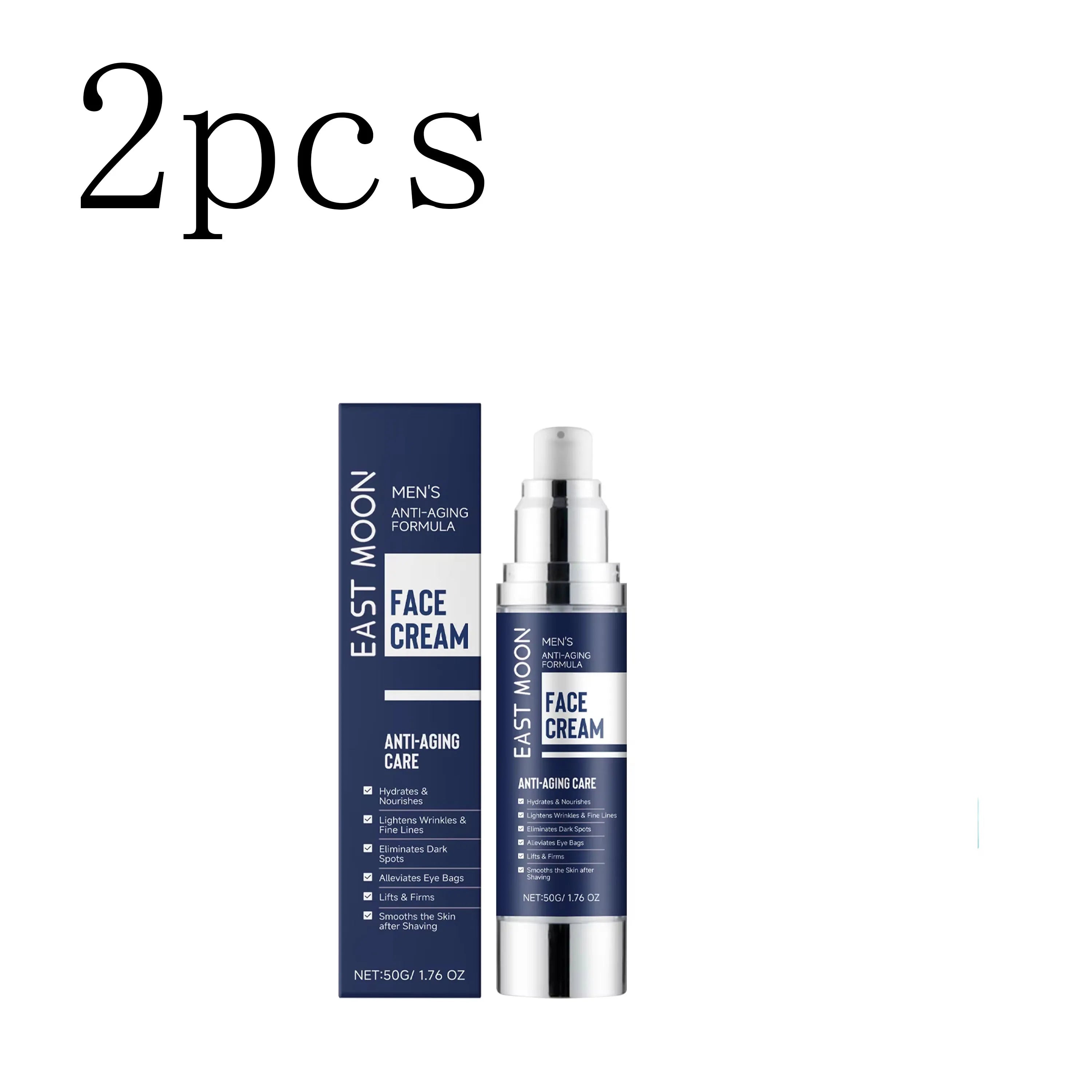 Man Facial Firming Cream Fade Fine Lines Improve Elasticity Moisturizing Dryness Anti W-rinkle For Glowing Skin Face Care Creams Zpaxo 2boxed