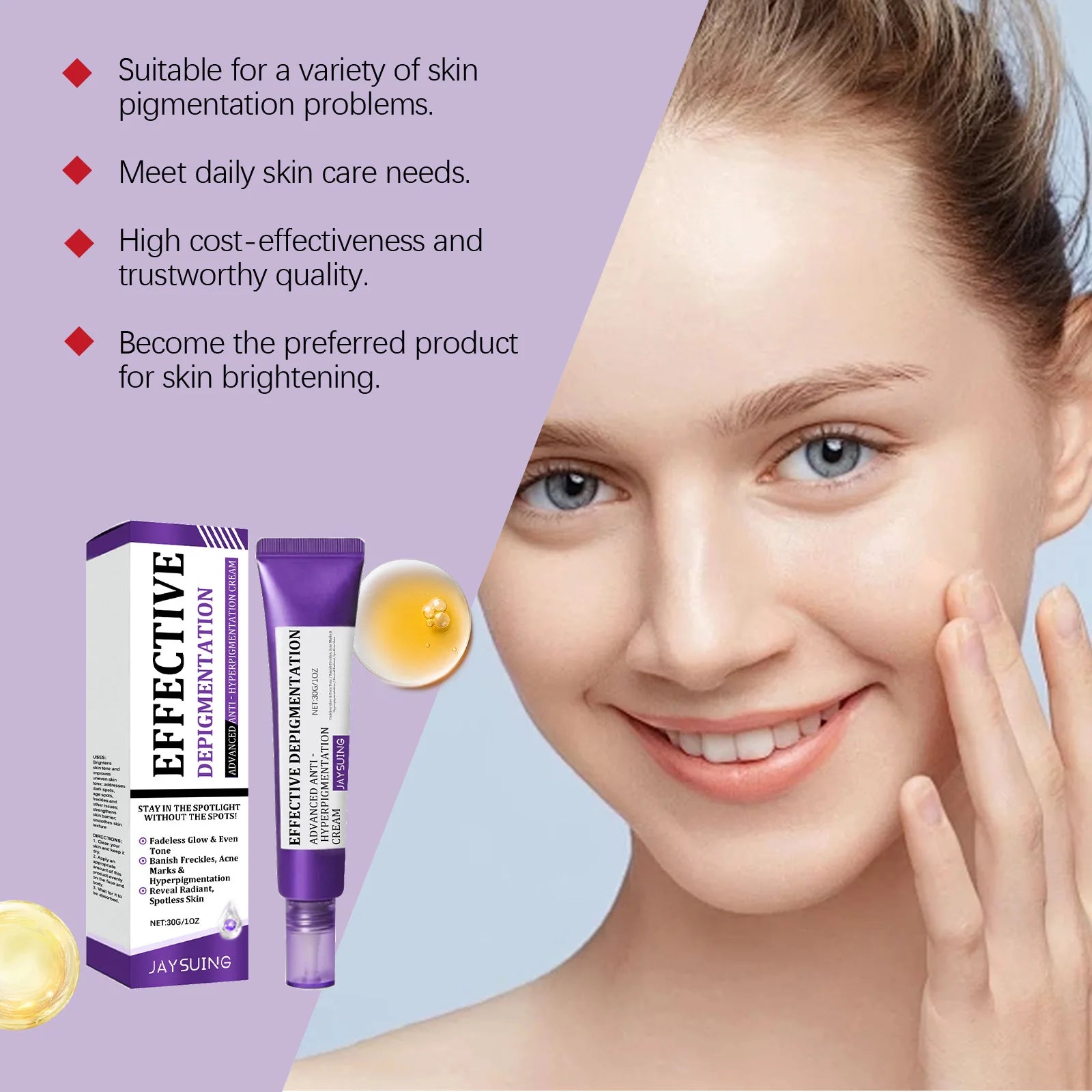 Jaysuing Retinol Moisturizing Cream – Brighten & Even Skin Tone Retinol Face Cream Zpaxo