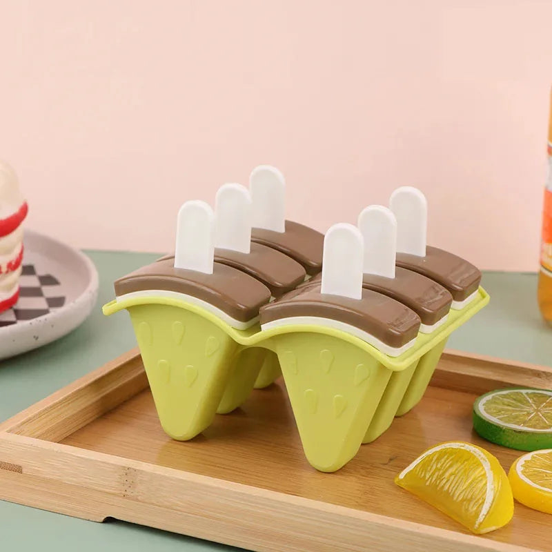 Grid Ice Cream Mold Fruit Shaped Covered Creative DIY Kitchen Making