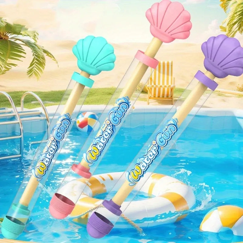 Fireworks Spray Water Pull-back Gun Outdoor Splash Games Pool Lawn