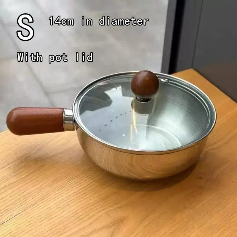 Sleek Stainless Steel Individual Noodle Pot High-class Design Zpaxo S With pot lid