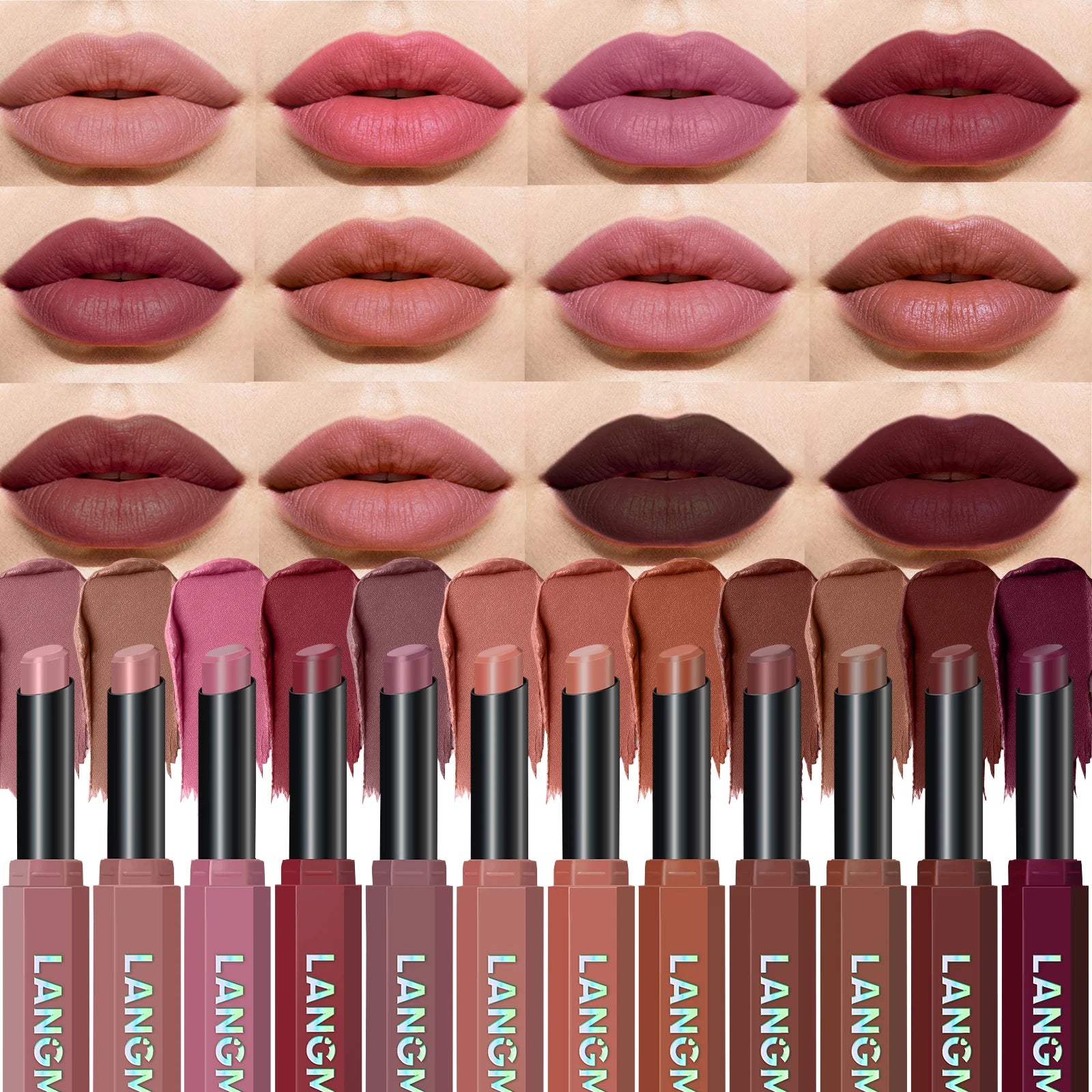 Velvet Matte Lip Gloss Waterproof Non-stick Cups Long-lasting Natural