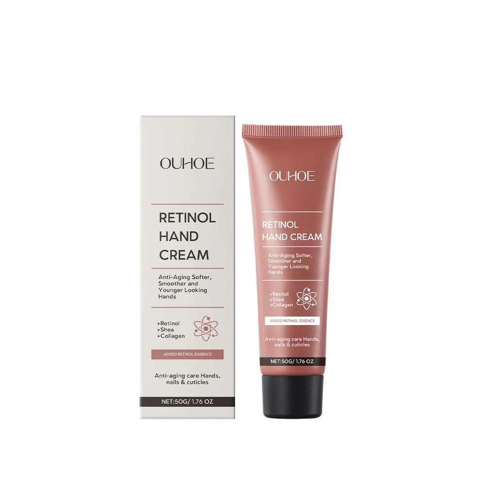 Retinol Hand Cream Firming Hand Lotion Retinol Moisturizer For Aging Dry Cracked Hands Hydrates & Soothes Dry Hands Non-Greasy Zpaxo