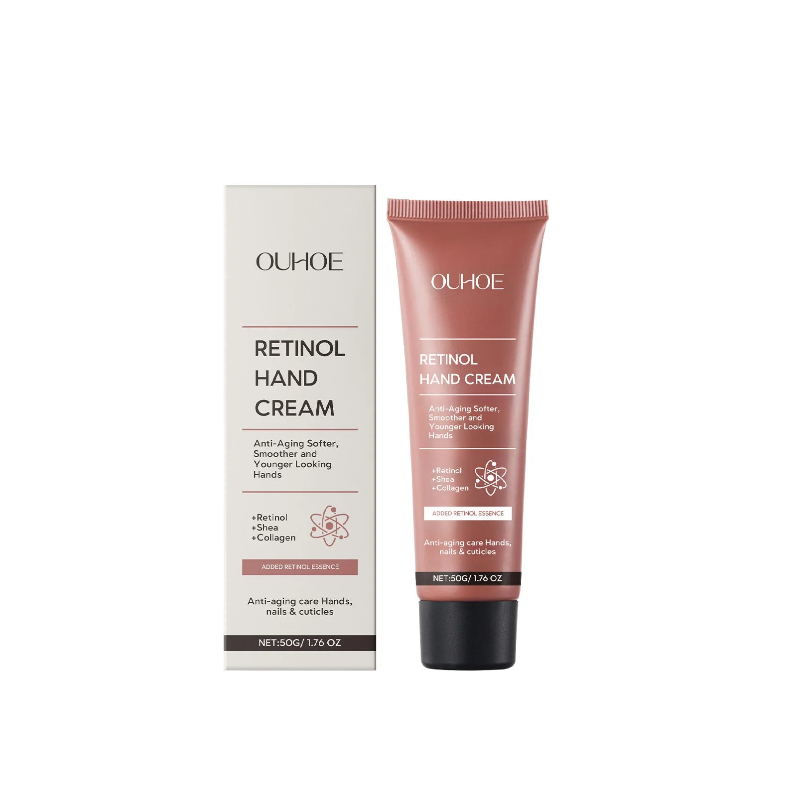 Retinol Hand Cream Firming Hand Lotion Retinol Moisturizer For Aging Dry Cracked Hands Hydrates & Soothes Dry Hands Non-Greasy Zpaxo