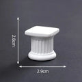 Figurine Sculpture Indoor Home Dinning Room Garden Scenery Decor Roman Pillar Greek Column Statue Pedestal Candlestick Stand Zpaxo A2