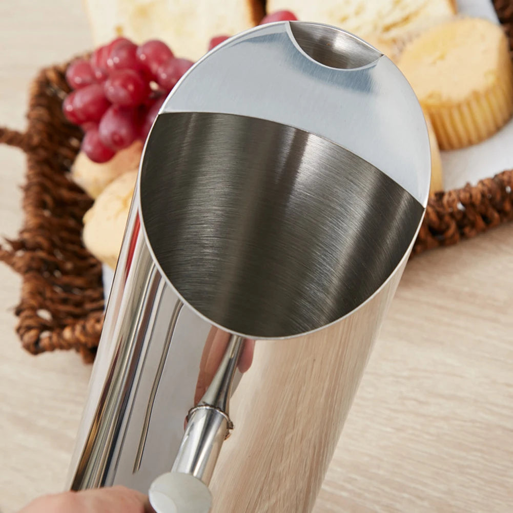 1/2L Stainless Steel Pitcher Pot for Bar Hotel KTV Restaurant Kitchen Ice Cold Freeze Water Wine Juice Water Jug Zpaxo