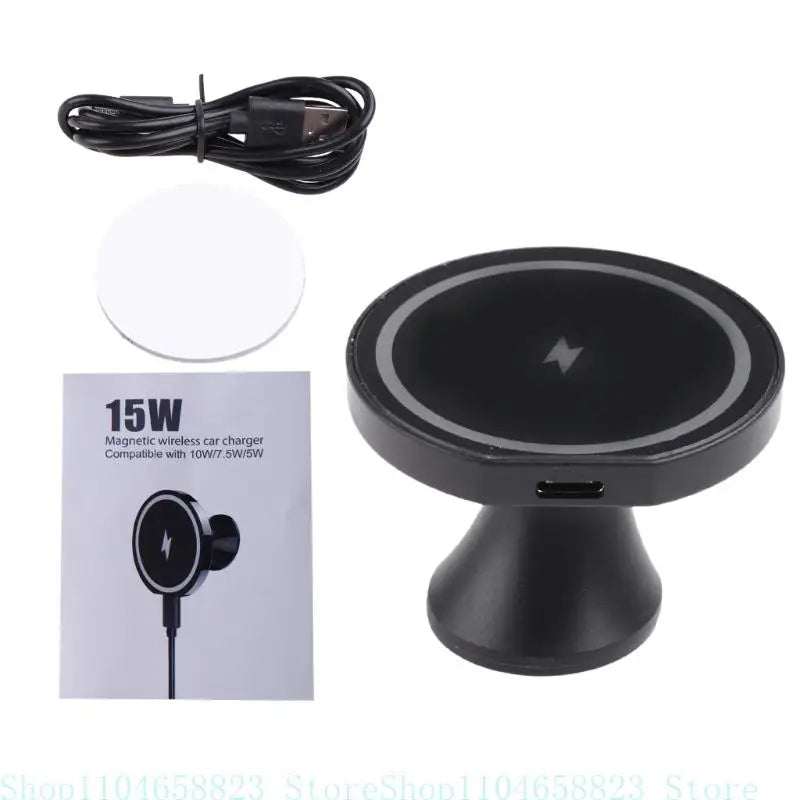 Wireless Charging Car Holder 15W Fast Charging for phone 12mini 12 Macsafe Smartphone Prop Zpaxo