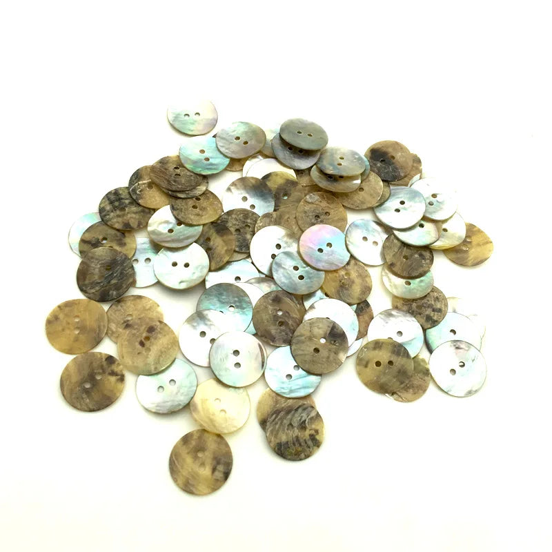 11 15 18 Natural Shell Sewing Buttons Japan Mother Pearl MOP Round 2