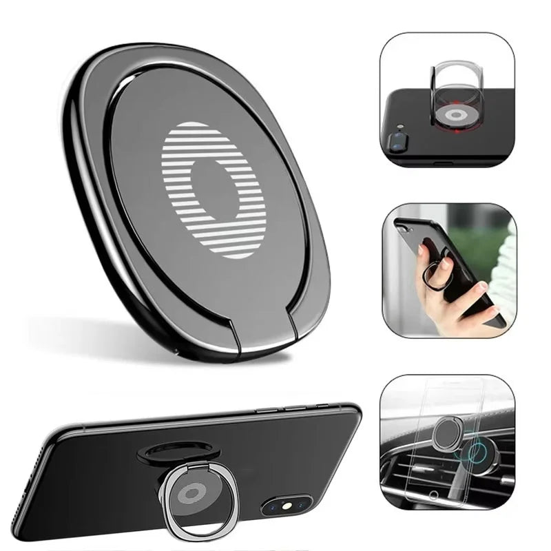 Metal Phone Holder Rotatable Finger Ring Stand Grip Universal Ultra Zpaxo