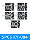KY-004 3Pin Tactile Switch Module 6x6x5mm Push Button Arduino DIY Zpaxo 5pcs