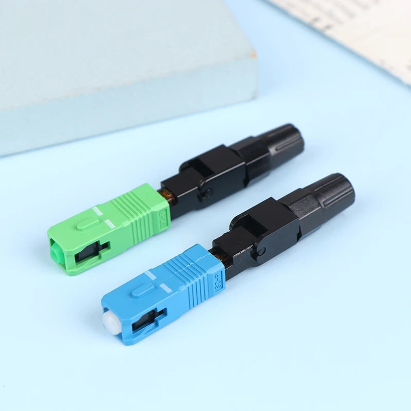 FTTH SC APC Single Mode UPC Fiber Optic Quick Connector Fast Field