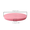 Mini Cake Turntable 360 Degree Revolving Cookie Fondant Platform Turntable Cake Decorating Baking Accessories Zpaxo Pink