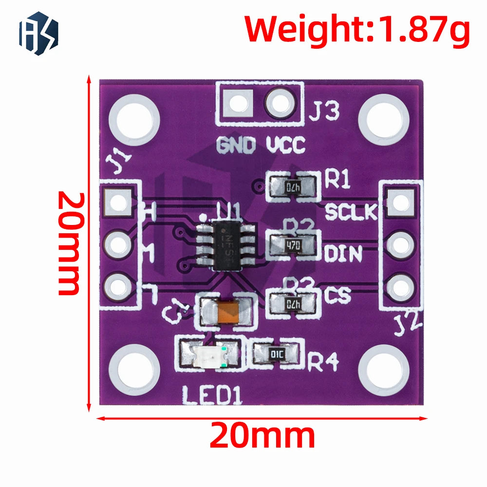 2.7V-5.5V TPL0501 Digital Potentiometer Module 100K Adjustable SPI Port Adjustment Bridge Balance Sensor Ultra X9C104 Zpaxo