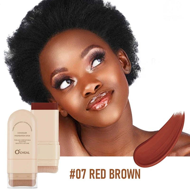 Rotating Concealer Foundation Stick Moisturizing Lightweight Conceals Zpaxo 36054-07