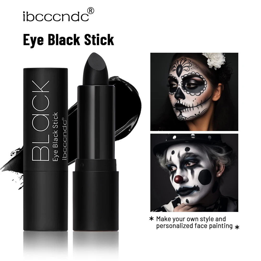 Long-Lasting Black And White Lipstick Crayon With Plumping Effect And Highly Pigmented Nude Waterproof Gloss For Halloween Zpaxo