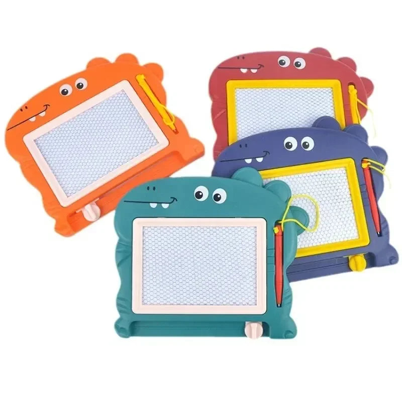 Magnetic Writing Board Children's Cartoon Dinosaur Painting Puzzle Zpaxo