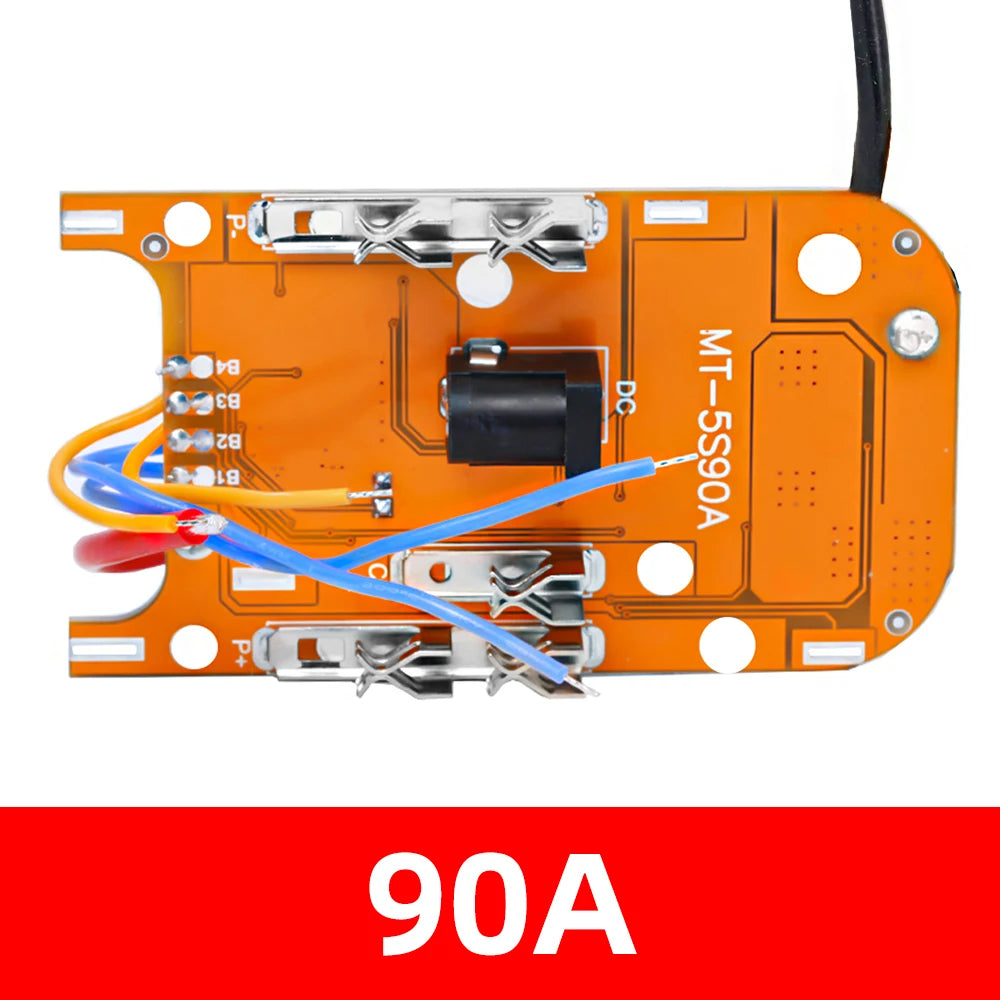 5S 18V 21V 65A 90ABattery Charging Protection Li-Ion Lithium Battery Pack Protection Circuit Board BMS Module For Power Tools Zpaxo 90a