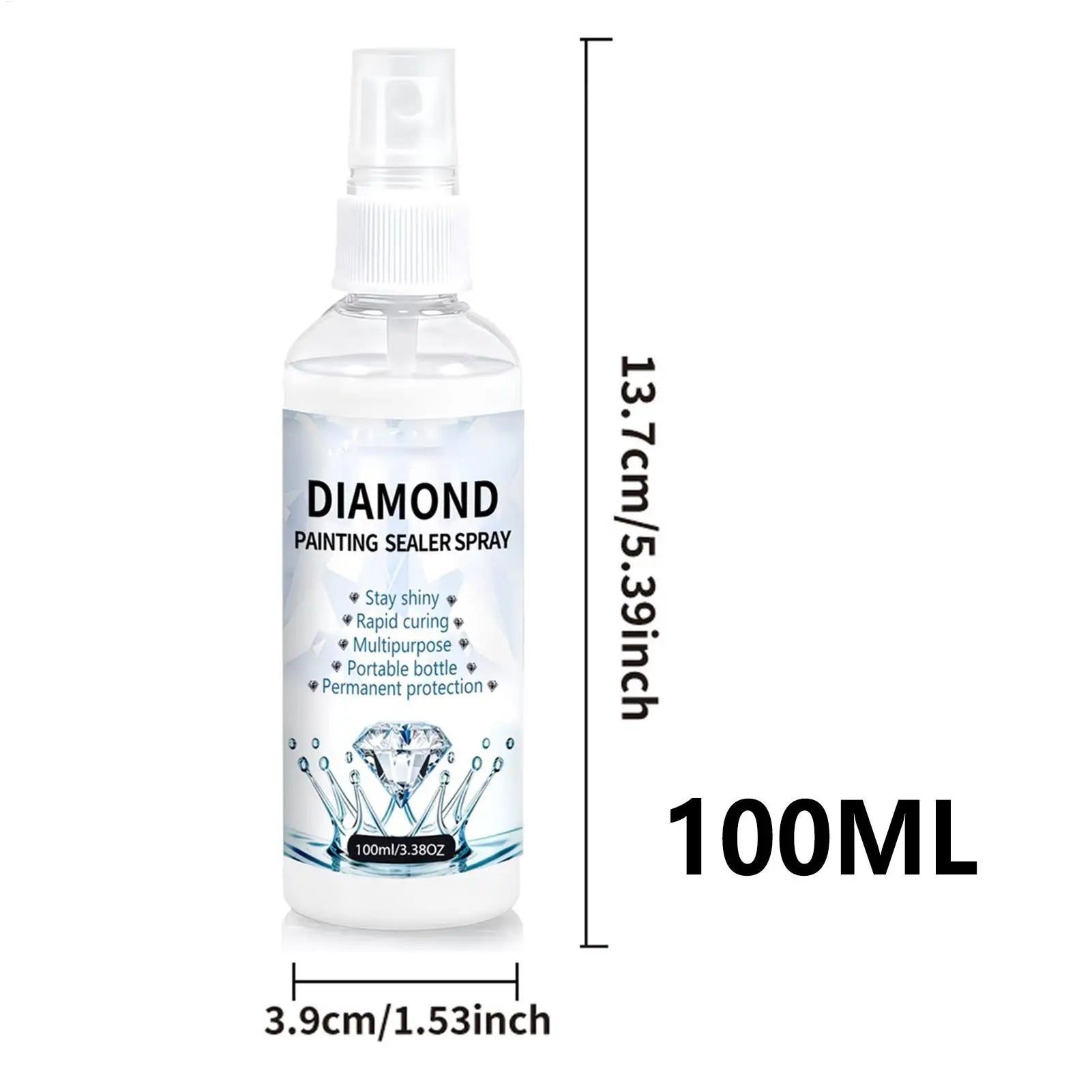 5D Artwork Sealer Quick Dry Glue Spray Permanent Finish Coat Resin